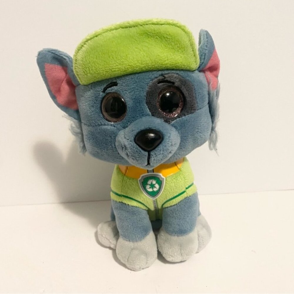 Ty Beanie Boo Paw Patrol Plush Rocky Stuffed Animal Toy